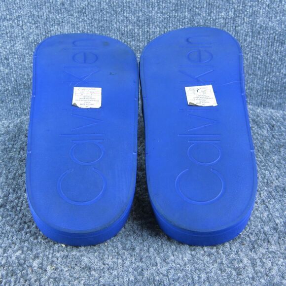 Calvin Klein CMAKRON Men Slide Sandals Size 9 Medium Clear Synthetic Slip On - Picture 8 of 9